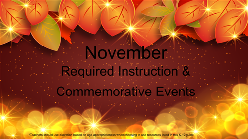 November Required Instruction